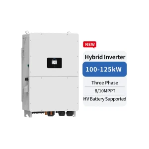 Invertor Deye Hibrid SUN-125K-SG02HP3-EU HV – imagine oficială Deye fără watermark de distribuitor